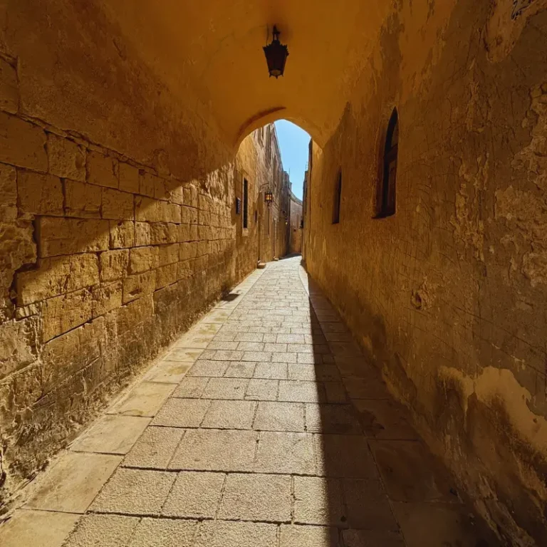 Mdina’s narrow streets